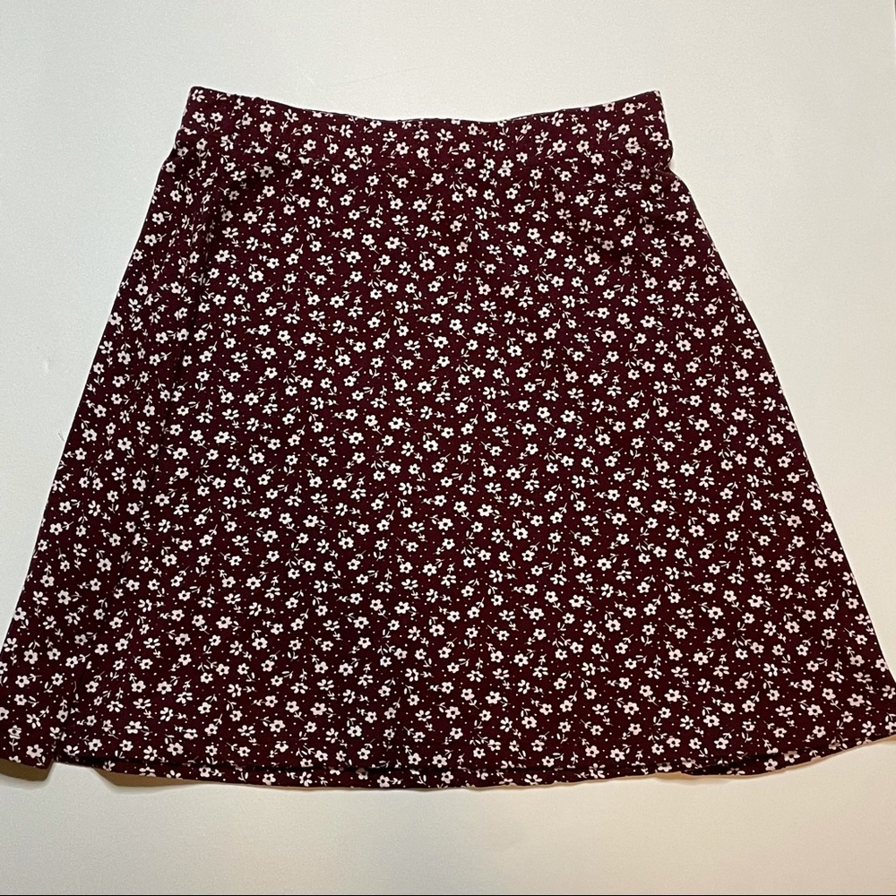 Patterned Skater Skirt